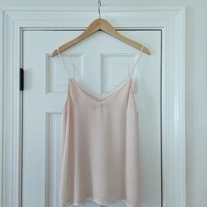 Zara Blush Pink Flowy Tank, M